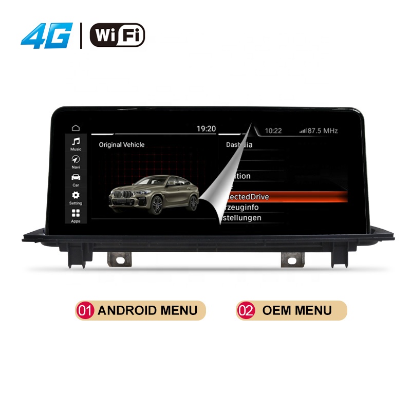 YZG F20 4G Android 10 10,25 ''Qualcomm Carplay радио мультимедиа GPS дисплей экран навигация для BMW F20 F21 CIC полная система