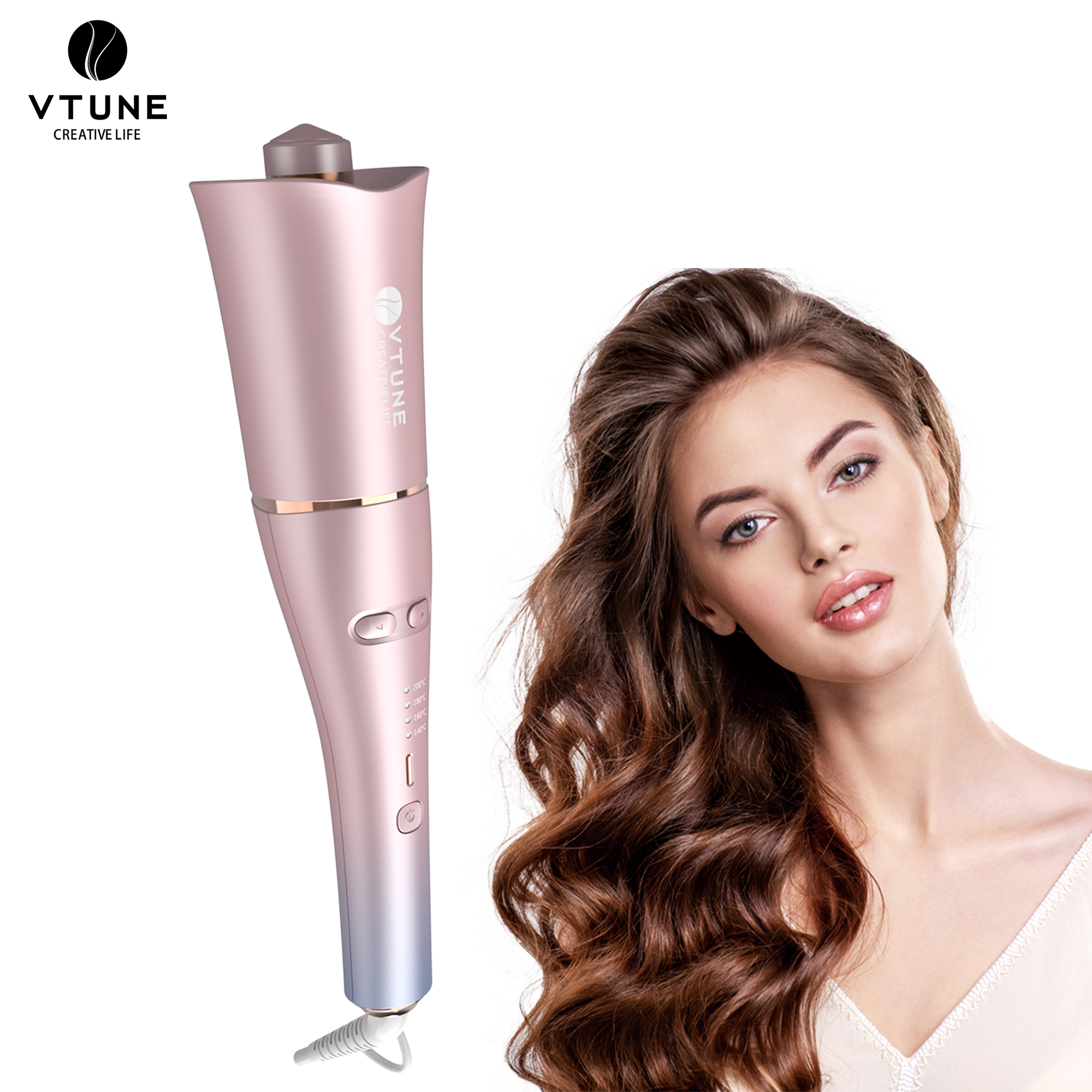 Professional Wave Hair Styling Tools Set Rotating automatic curler Hair Curling Iron