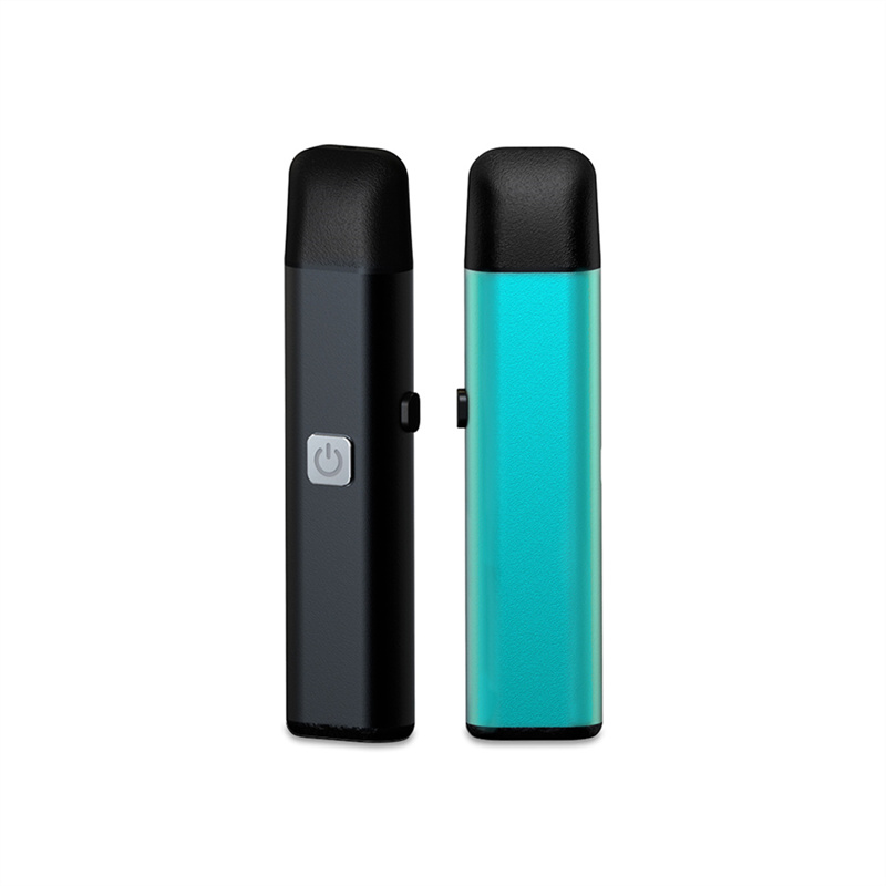 Latest star product threadless pop-up atomizer design rechargeable vapor battery pen