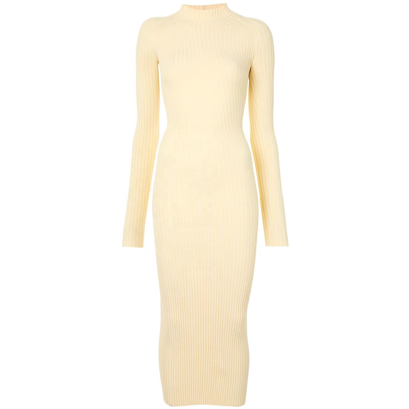 Женское трикотажное облегающее платье на осень и зиму Dion Lee