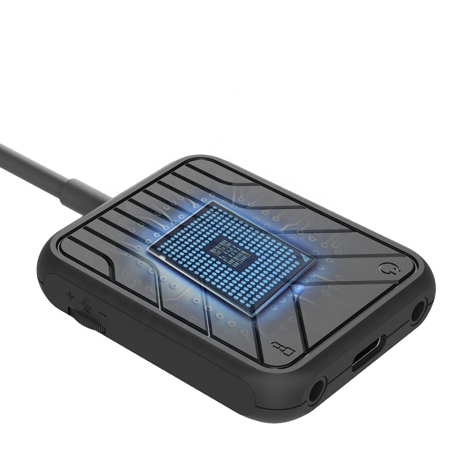 Factory price live broadcast sound card converter mobile phone live broadcast computer external converter with microphone PK re