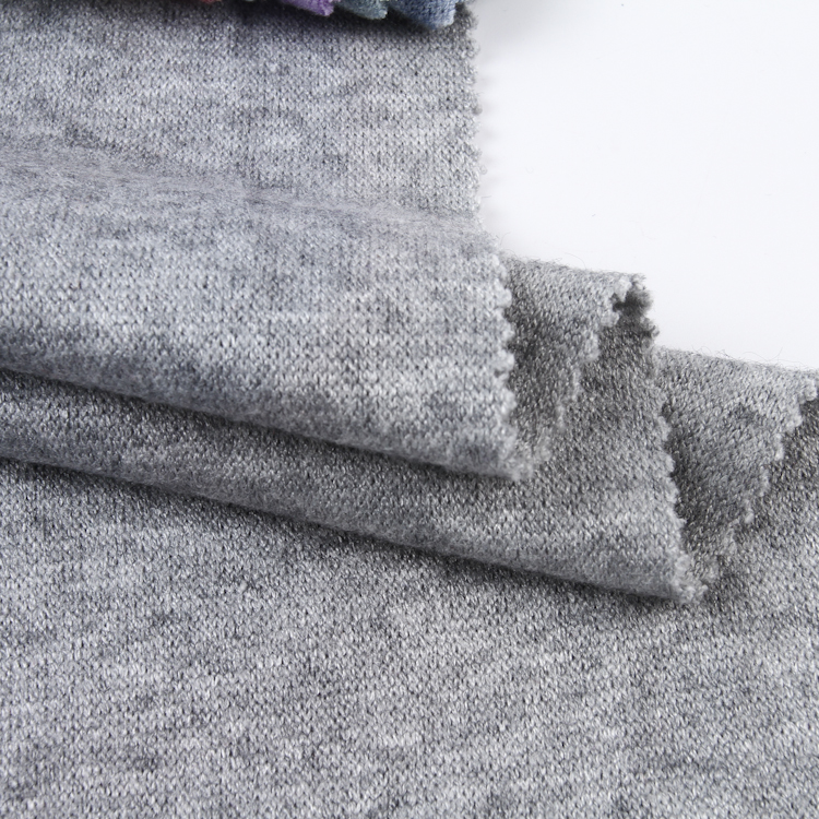 Latest design custom knit cashmere fabric cheap price for women clothing