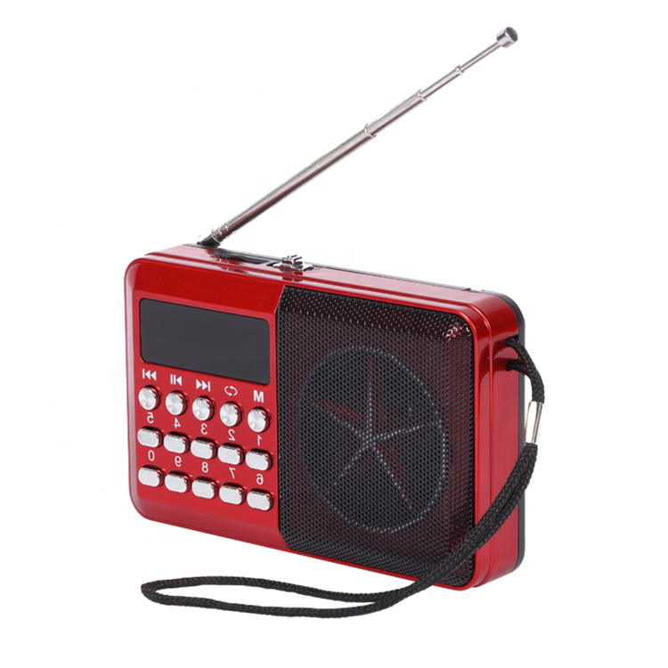 Бесплатный образец, многодиапазонное цифровое MP3-радио с большим радиусом действия, портативное радио с USB, TF-картой