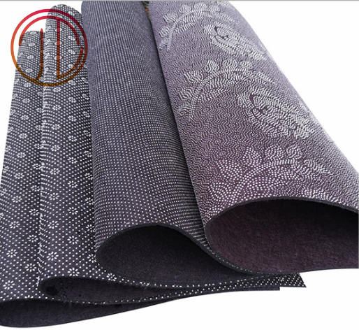 Antislip PVC Dots Carpet Underlay anti slip felt Nonwoven Felt Fabric Base Cloth anti-slip dots fabric