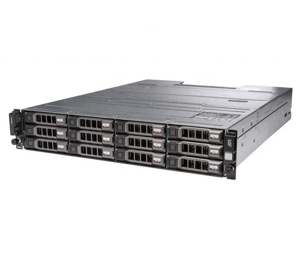 Оригинальный 4G двойной контроллер 12LFF bay Сетевое хранилище D ell PowerVault MD3800I