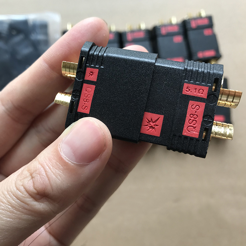 110A 180A черный разъем Antispark штекер и гнездо QS8 Высокоточный разъем