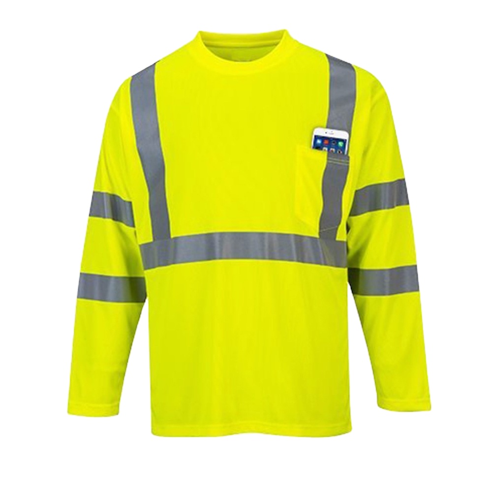 Индивидуальная Рабочая Рубашка с длинным рукавом hi vis