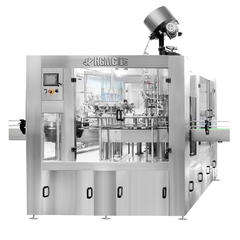 Automatic linear glass bottle filling machine for wine beer whisky champagne water