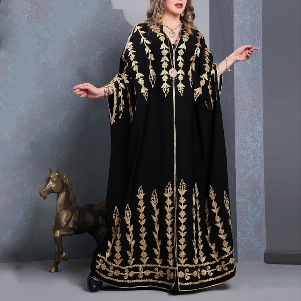 2021 Amazon Plus Size Print Abaya