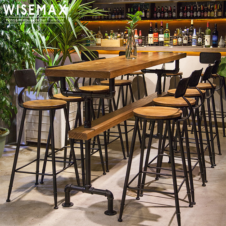 WISEMAX FURNITURE Moden new design restaurant high quality chair and table for bar restaurant