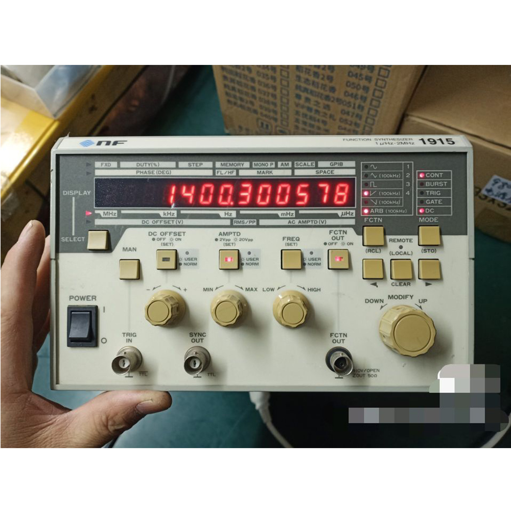 Функциональный Systhesizer NF 1915 2 МГц 1 Гц-2 МГц