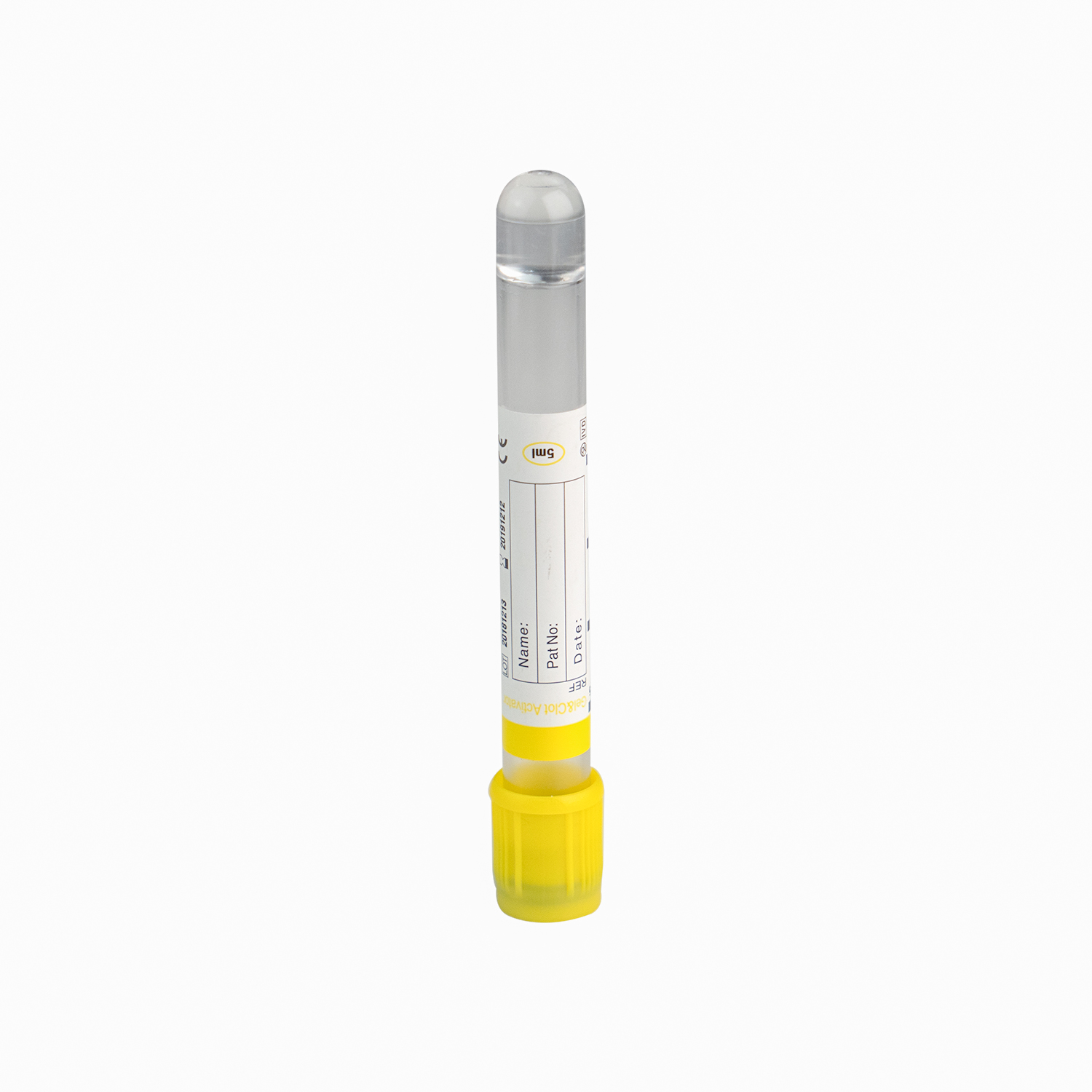 Vacuum Blood Collection Gel And Clot Activator Tubes