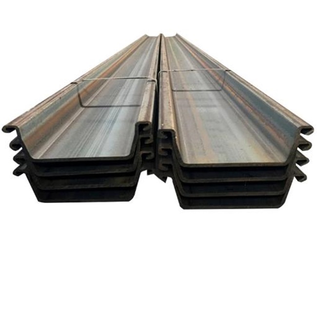 Низкая цена S275 S355 S390 400X100X10.5mm Z U Тип 2 Углеродные Ms горячекатаные Стальные сваи для строительства