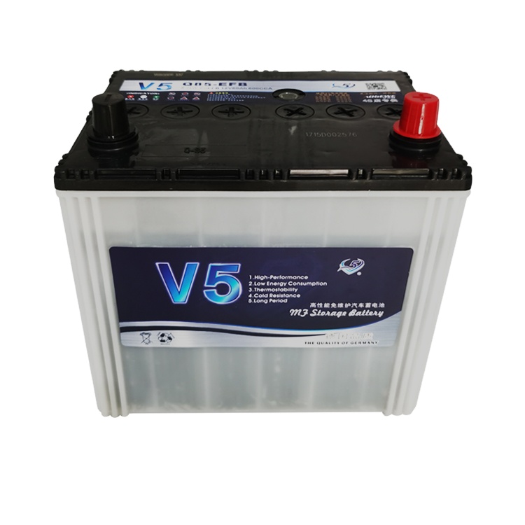 China Wholesale 12V 60Ah Auto Sale Portable Mf Deep Cycle Efb Start-Stop Battery Manufacturer
