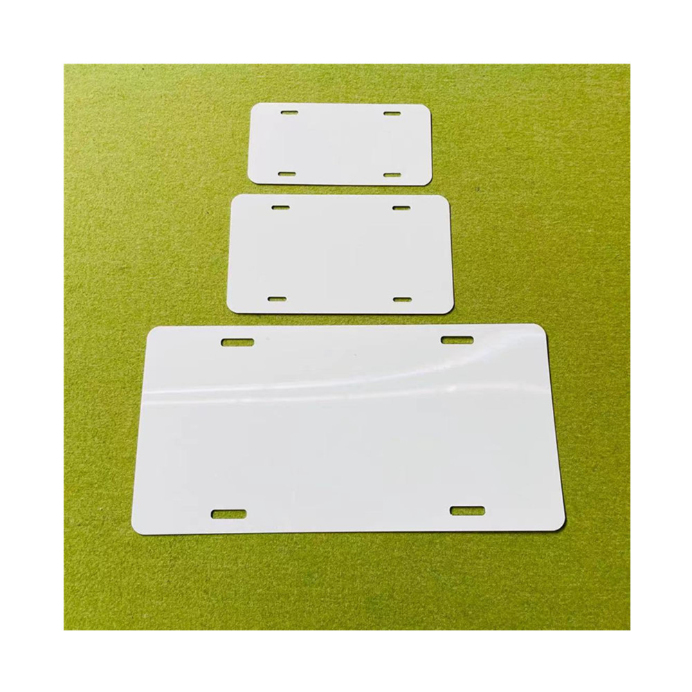 2022 Manufacturer Sublimation Blanks Car Tag License Plates Frame Dye Sublimation Aluminum Blanks Car Tag Auto License Plates