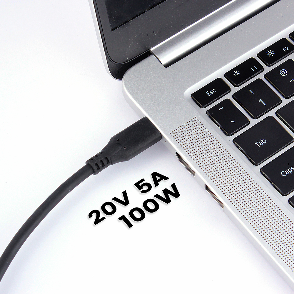 USB-C 100 Вт кабель типа C к C 10 Гбит/с высокоскоростной зарядный Дата-кабель для ноутбука 1 метр