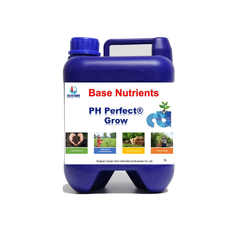 3-part premium base nutrient trio precisely formulated PH Perfect Grow, Micro, Bloom