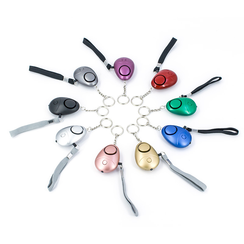 Personal Security Alarm Keychain with LED Lights Emergency Safety Alarm for Women Self Defense Keychains Alarm