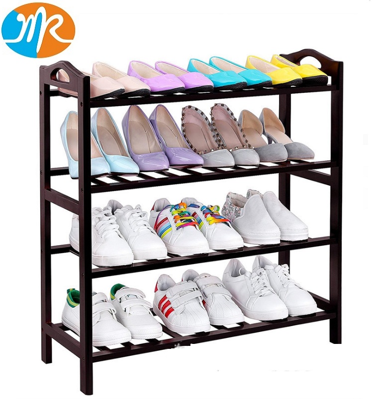Hot sell Wooden bamboo bench storage Shoe Rack simple Design