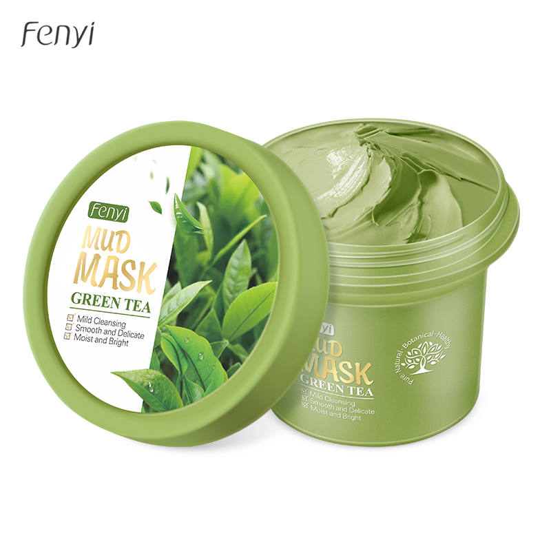 Fenyi 100g матча глубокое очищение грязевая крем с экстрактом зеленого чая, контроль жирности, средства по уходу за кожей