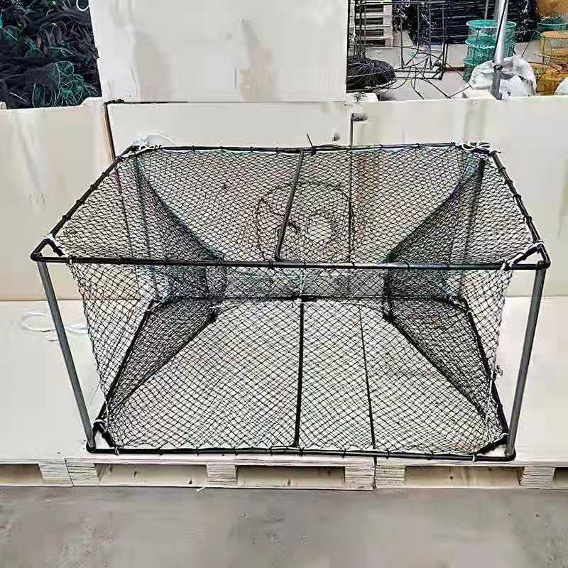 HDPE Уганда сома сельское хозяйство Королевский Краб клетка плавающий черная рамка нейлон цвет квадратные Материал Чистая происхождения Тип форма продукта