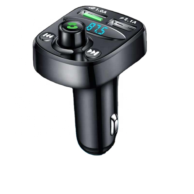 СВЕТОДИОДНЫЙ Автомобильный Стерео Авторадио беспроводной громкой связи MP3-плеер USB быстрое зарядное устройство FM-модулятор