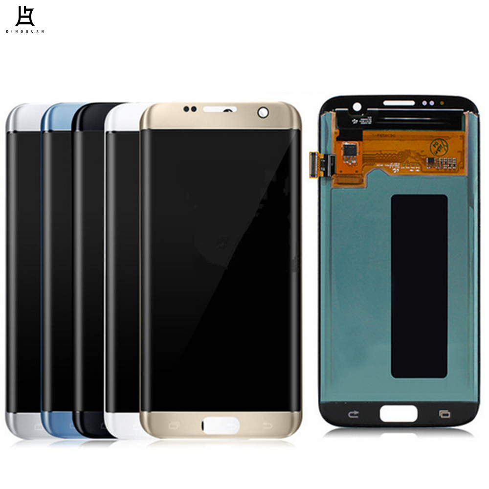 Жк-дисплей для Samsung Galaxy S7 Edge G935 G935A G935T G935P G935V, сенсорный экран с дигитайзером в сборе