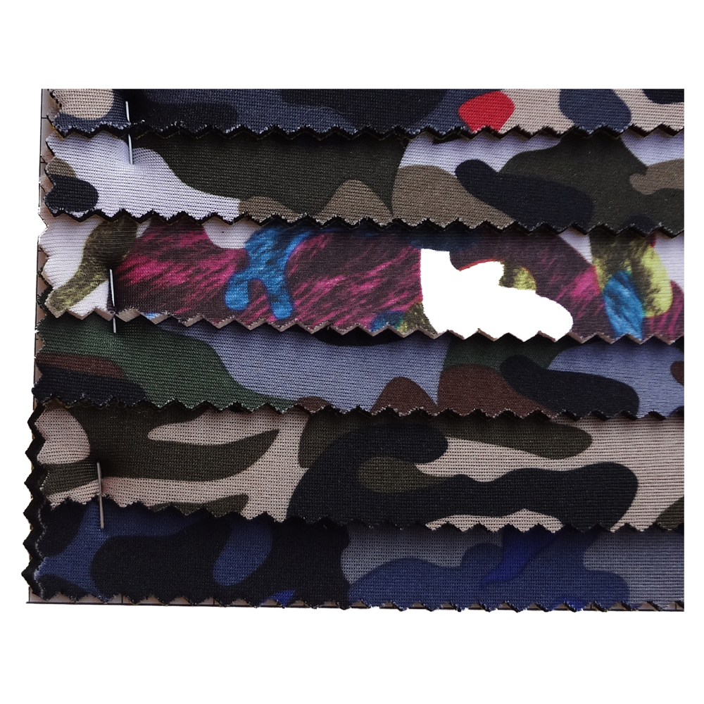 Colorful 2mm 3mm 4mm neoprene camouflage fabric for fishing clothes