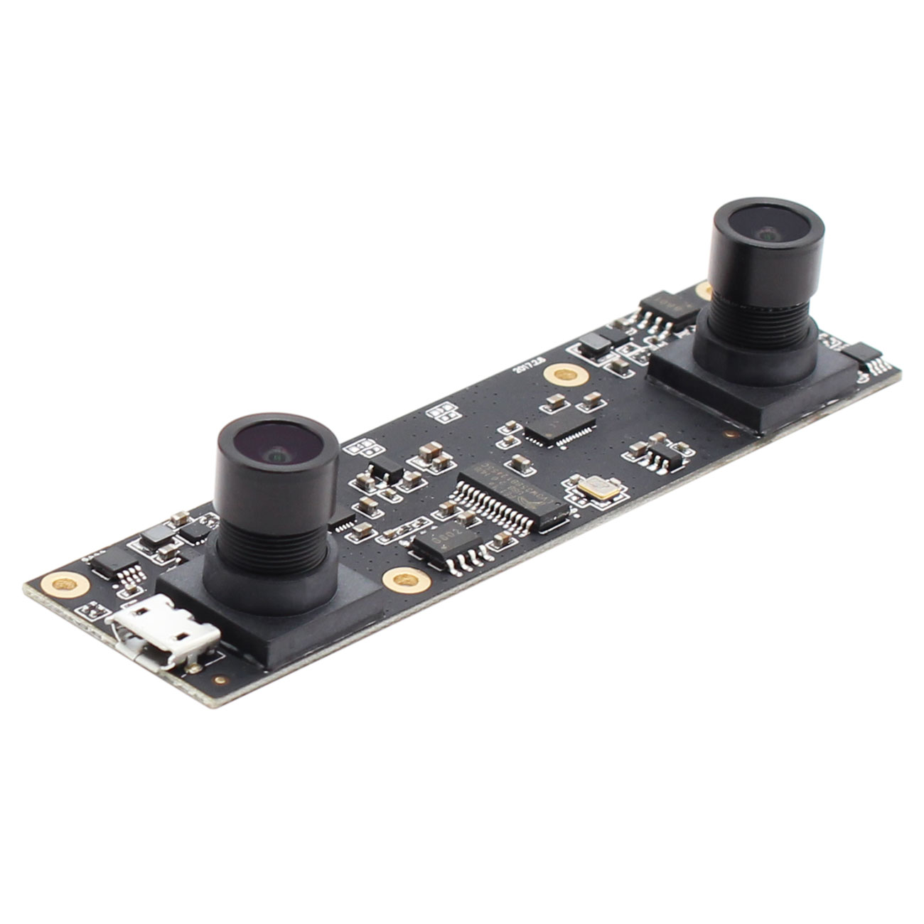 ELP 2MP 1920x1080 MJPEG 30fps Mini Dual Lens USB Webcam Module AR0330 Stereo Camera with M9 90 Degre Lens