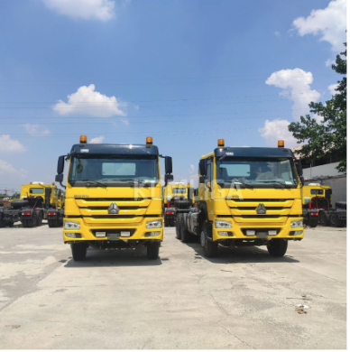Китай HOWO 4X2 6 wheeler 336HP тягач с прицепом цена