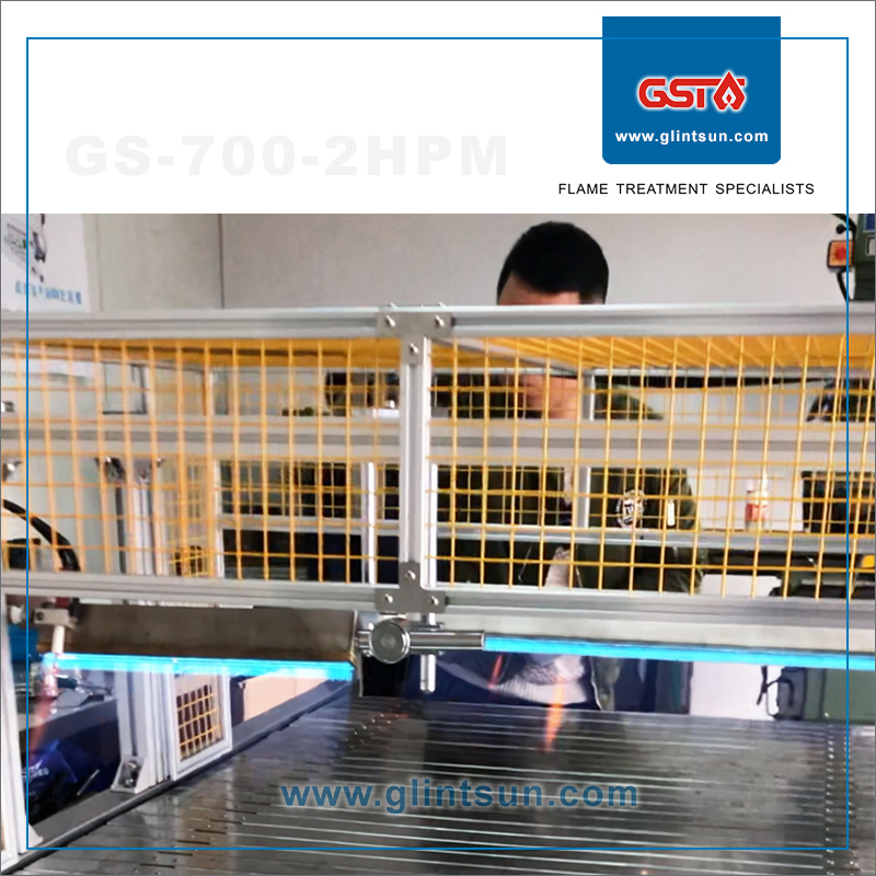 GS-700-2HPM PP машина для газопламенной обработки плоскостной транзистор пламени процессор пламени системы предварительной обработки
