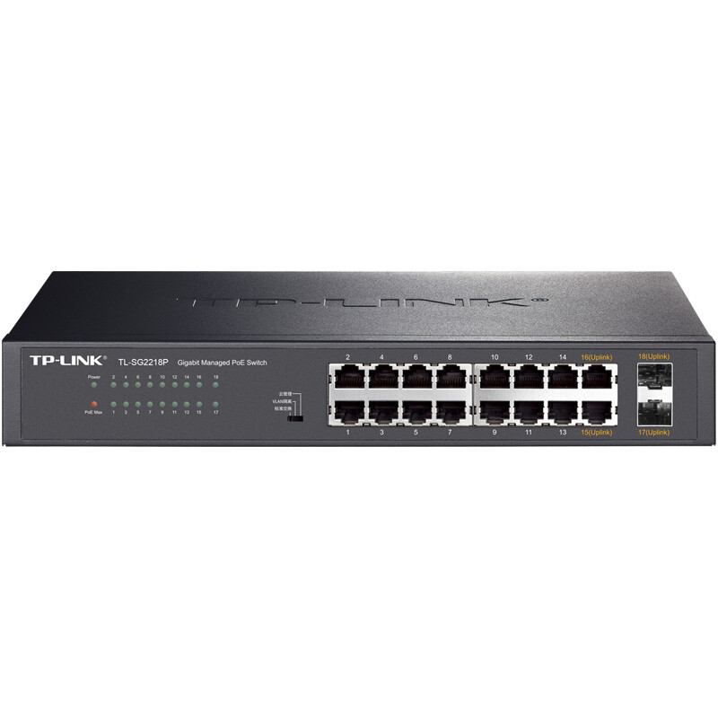 Tl-SG2218P 16 порт полный гигабитный коммутатор питания через Ethernet