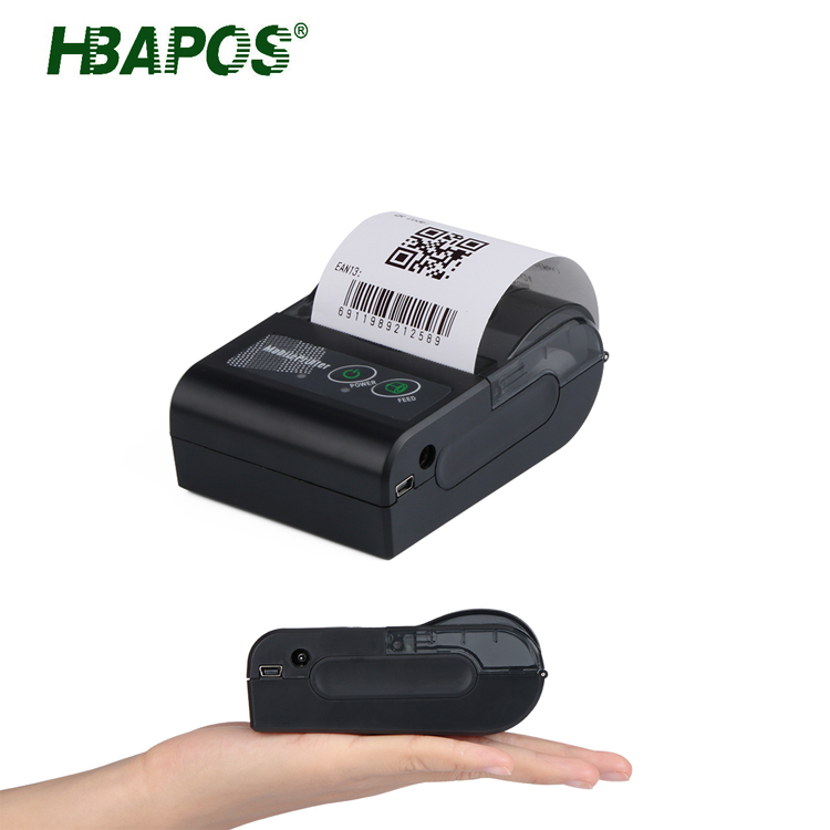 Портативный Мобильный Bluetooth Тепловая чековый принтер pos 58 термопринтер, скачатые Драйвером