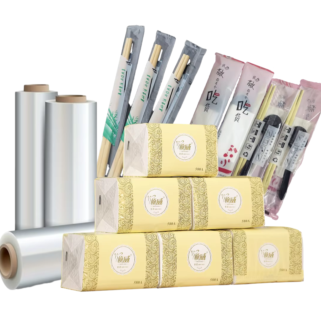 Heat-Sealable Film Tissue Wrapping Film Straw Packaging Film
