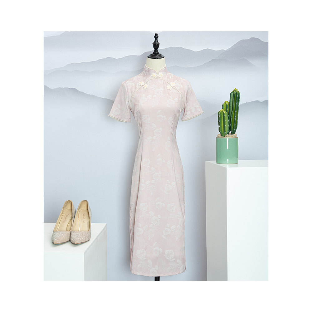 Factory Manufacture Syh7051 Gown Classical Sexy Cheongsam Skirt