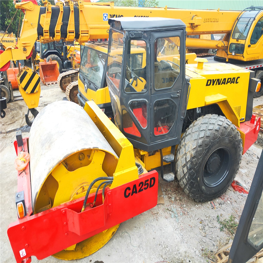 Used secondhand Dynapac Roader Roller CA25D CA30D CA251D CA25D For sale with good performance and good condition