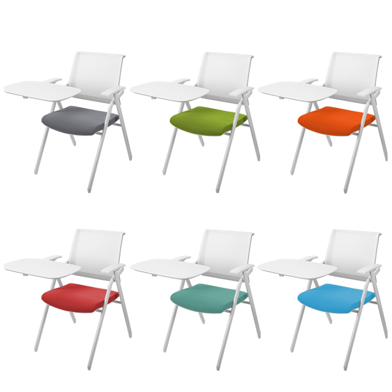 Folding Training Conference Chair Study Chair With Writing Pad