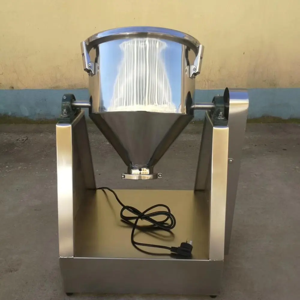 Drum food grade material mixing machine /stainless steel drum medicine mixer for customized