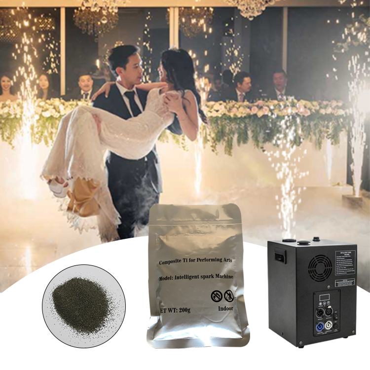 200g factory price composite ti powder titanium powder for cold spark machine safey special fireworks effects