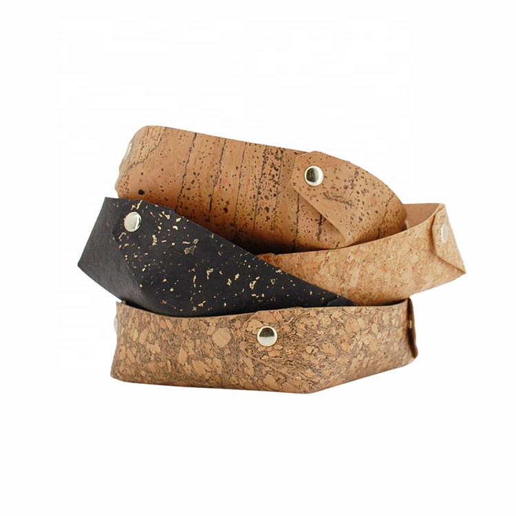 Wholesale Cork Storage Tray High Quality Waterproof Dirty-proof Natural Cork Tray for Storage