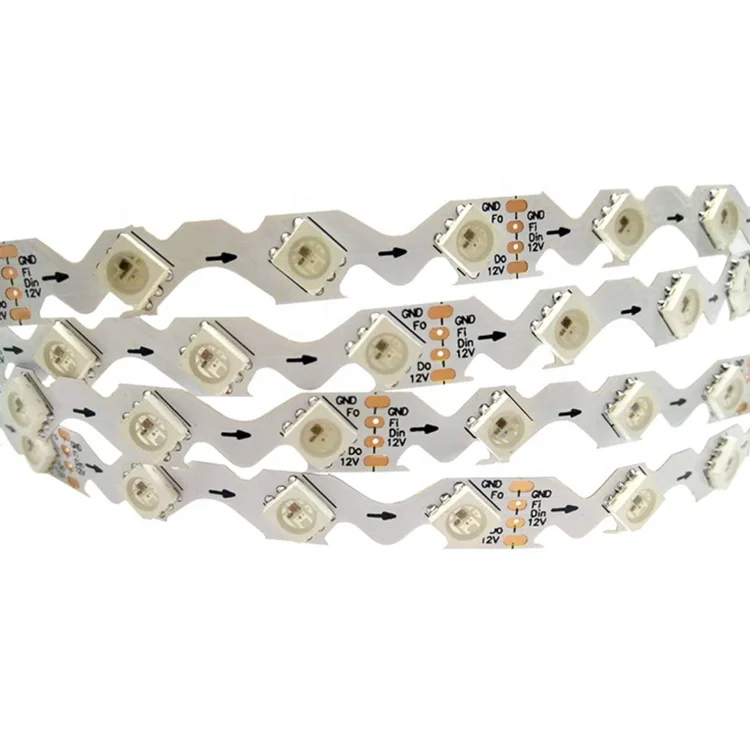 Гибкая светодиодная лента WS2815 SMD5050, 5 м, 300 светодиодов, 12 В, Адресуемая, RGB, RGBW, белая