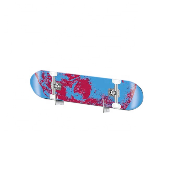 Clear Snowboard Wall Mount Display Rack Ski and Longboard Storage Holder with Hanger Ski Wall Mount Board Rack