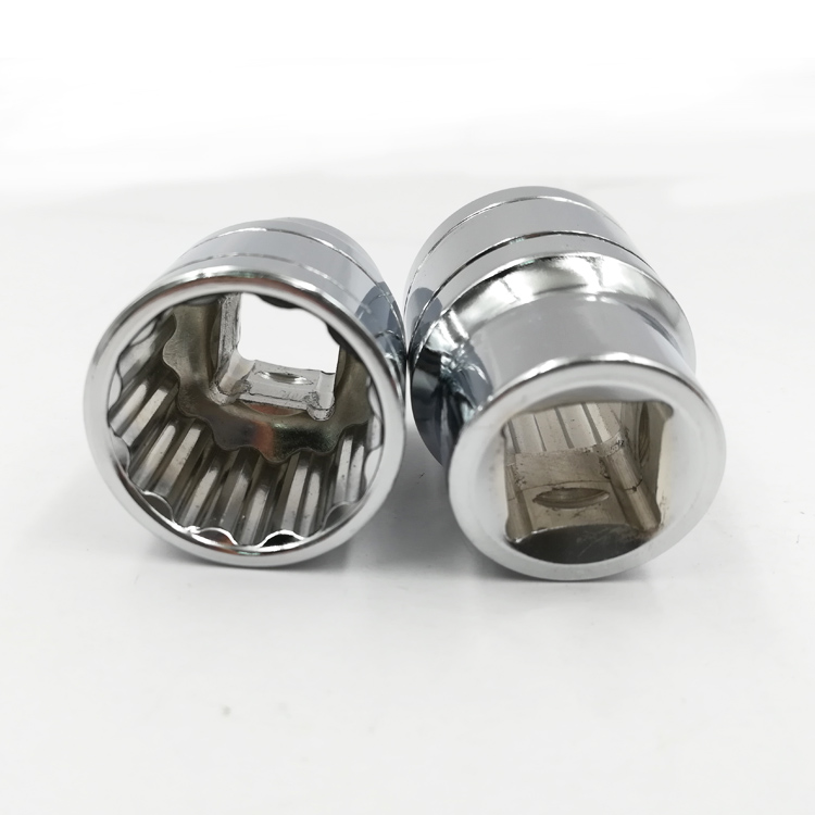 Mirror Polish Chrome Vanadium 12pt Short Wrench Impact Bit Sockets