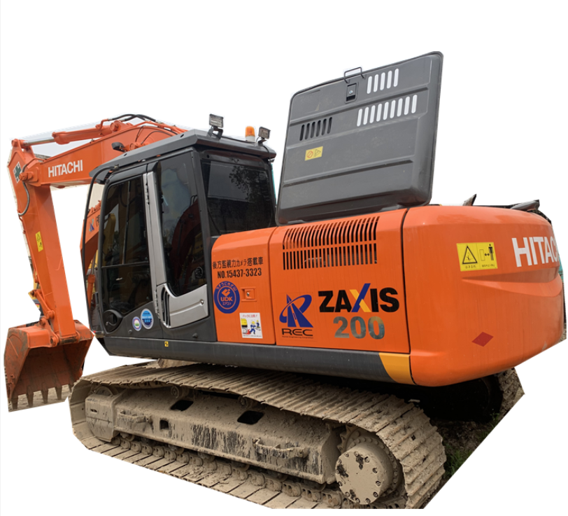 Б/у гидравлический экскаватор HITACHI ZAXI 200 весит 21 т, используемый в строительной промышленности