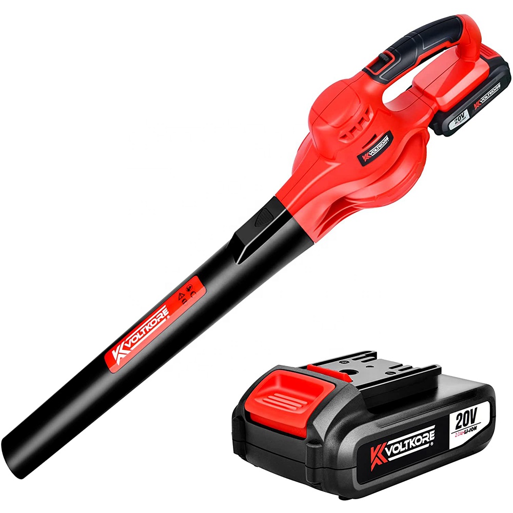 Vertak Lightweight 20V Battery Blower Extension Tube Hand Held Big Air Volume Garden Leaf Blower