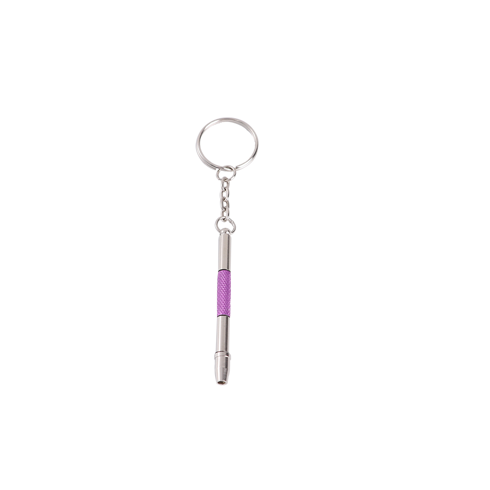New style multi color mini size eye glasses screwdriver with keychain
