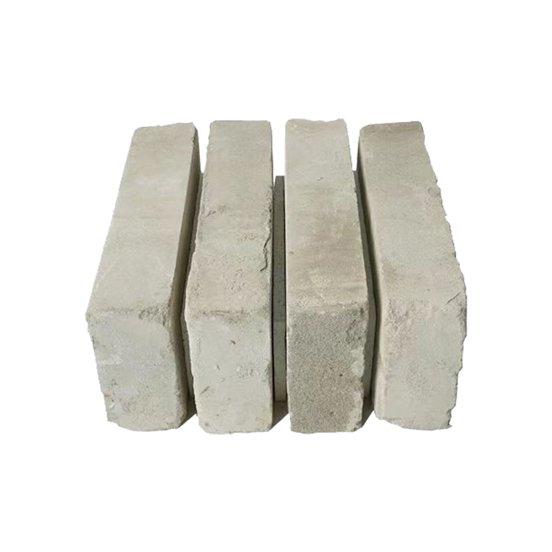 Big White Bricks Concrete Blocks Heap for The Construction