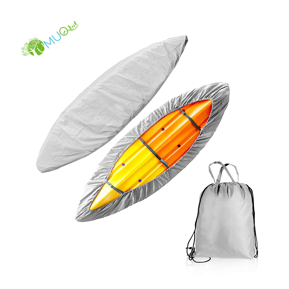 YumuQ 300D Waterproof Kayak Canoe Boat Cover UV Protection Sunblock Shield for Fishing Boat