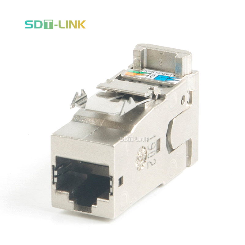 Модульный разъем Cat6A Cat 6A, сетевой Ethernet S/FTP STP FTP RJ45 8P8C, экранированный, Keystone Jack, Cat6a Keystone 10 Gigabit, Лучшая цена
