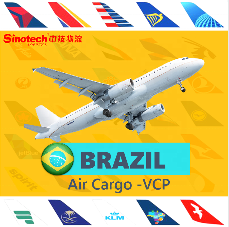 Sinotech China логистический агент, авиаперевозчик, авиаперевозка грузов, доставка Viracopos Rio De Janeiro, Бразилия